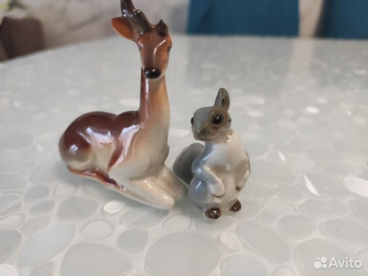 Фарфоровые статуэтки, игрушки времен СССР