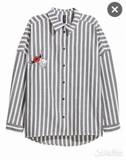 Рубашка и блузка H&M, размер 42 (s)