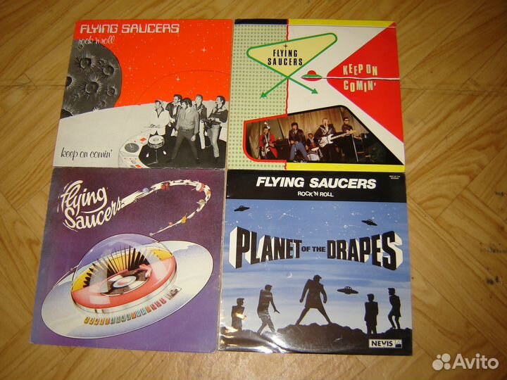 Rockabilly на CD,винил- flying saucers