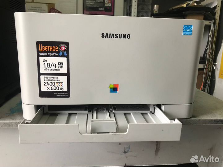 Цветной лазерный принтер Samsung CLP-365 б/у