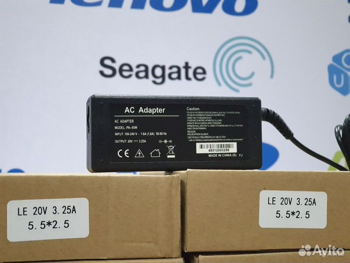 Новое зарядное устройство Lenovo IdeaPad 20V 3.25A
