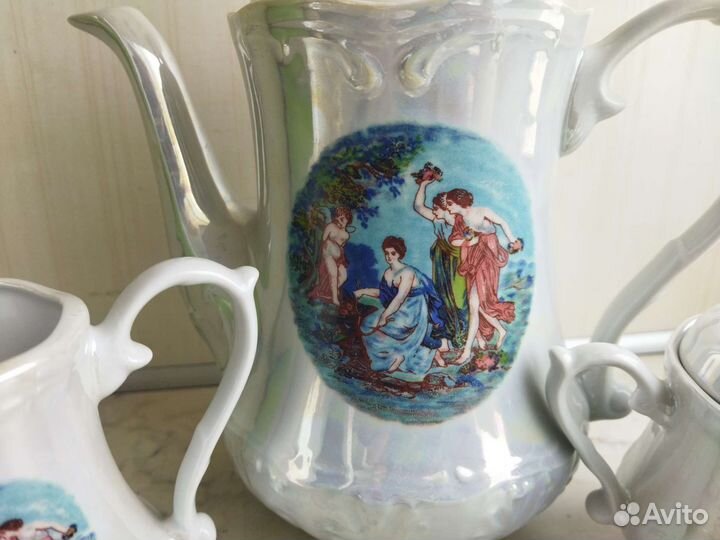 Фарфор Сервиз кофейный Walbrzych Porcelana Польша