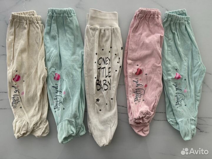 Комплект ползунков 62 размера