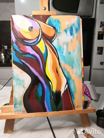 Интерьерная картина. Женский силуэт