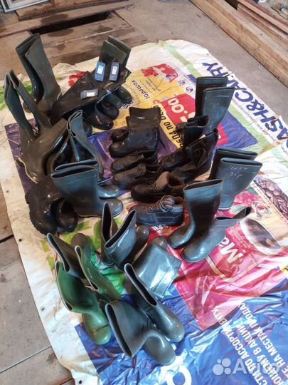 Резиновые сапоги новые