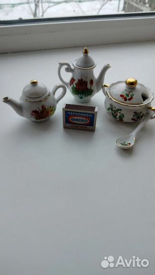 Чайник, кофейник, сахарница