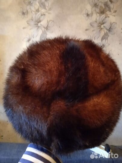 Шапка норковая женская