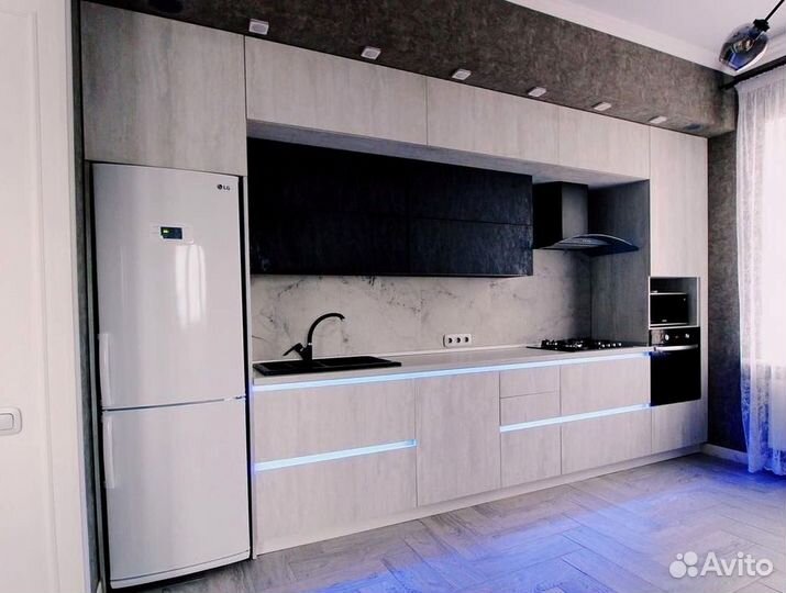 Прямой кухонный гарнитур 