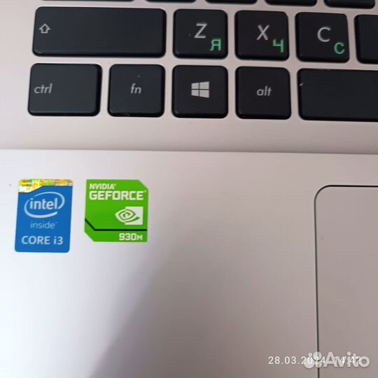 Ноутбук asus core i3