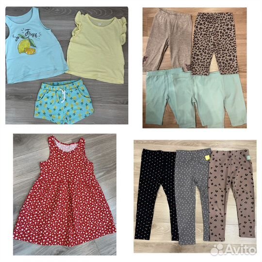 Вещи пакетом для девочки 98 104