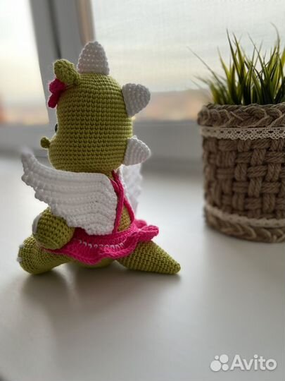 Вязаные игрушки дракон