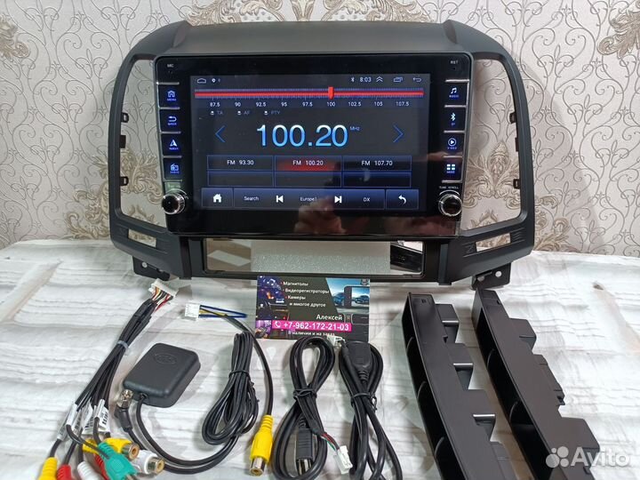 Магнитола Hyundai Santa Fe 2 андроид новая