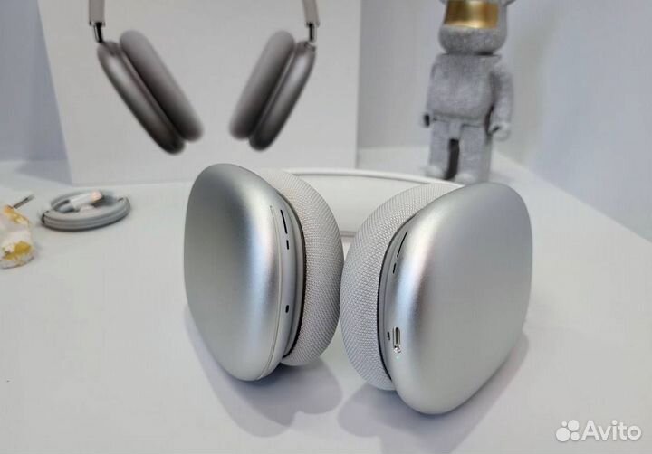 Air Pods Max Алюмний + гироскоп Silver