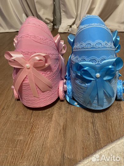 Набор свадебных колясок для сбора денег