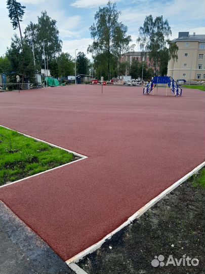 Резиновое покрытие для детской площадки