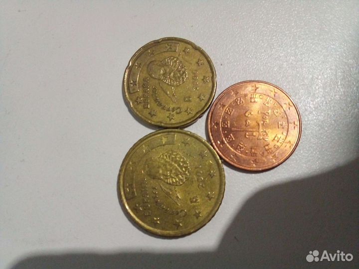 Монеты евроценты