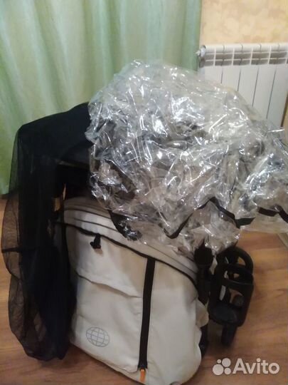 Коляска прогулочная детская всесезонная складная