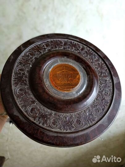 Шкатулка 40 лет Октября. Смольный. СССР