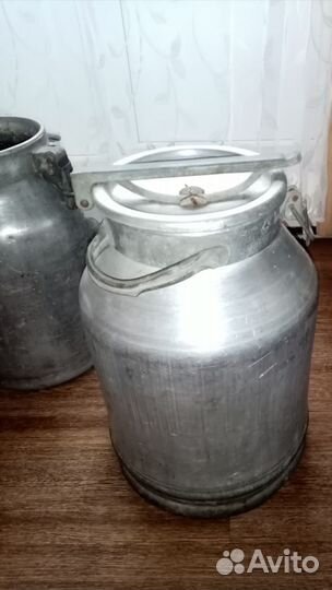 Фляга бидон алюминиевые в сад, на дачу