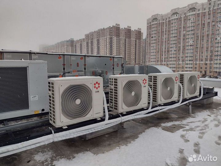 Монтаж систем вентиляции и кондиционирования