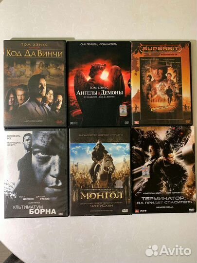 DVD диски с фильмами,состояние. Идеальное