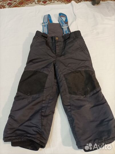 Зимние брюки для мальчика98см