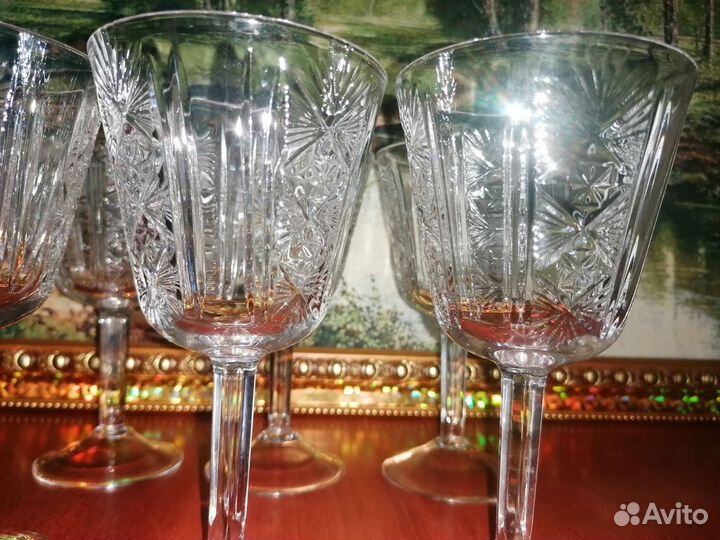 Фужеры хрустальные СССР