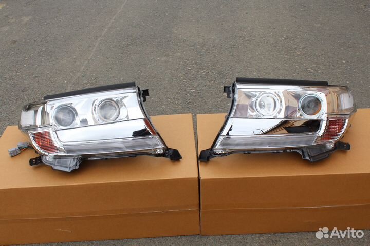Land Cruiser 200 2008-2015 Фары Стиль 2016+ S8XO5