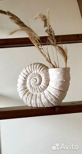 Аммонит,статуэтка,кашпо