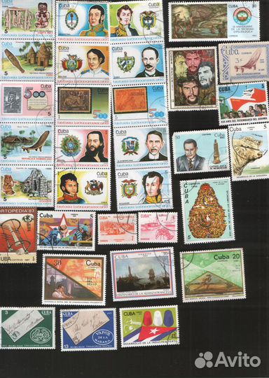 Марки почтовые разных стран на разные тематики