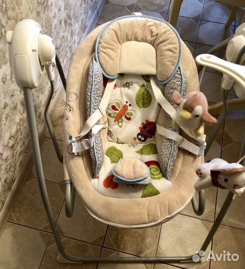 Детские качели-шезлонг