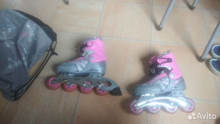 Ролики детские раздвижные 35-38