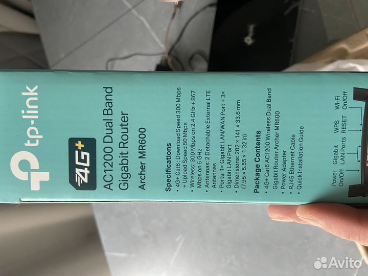 4G wifi роутер tp-link MR 600