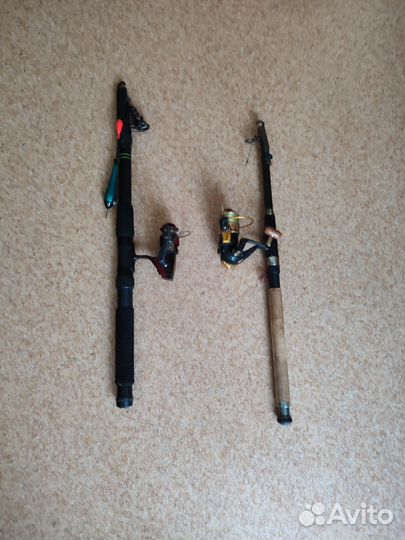 Спининг с катушкой бу