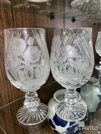 Хрустальный кубок ваза, бокал