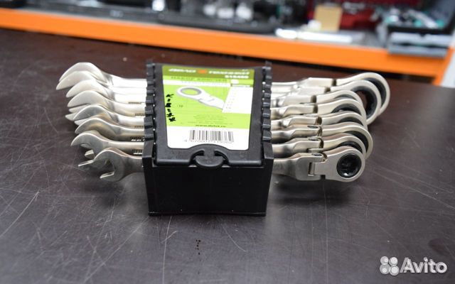 Набор ключей Дело техники трещоточных шарнирных 8п