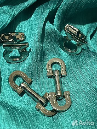 Запонки vintage salvatore ferragamo