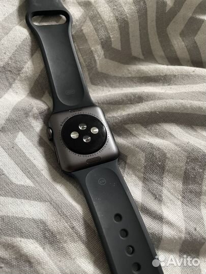 Часы apple watch 3 38 mm серый космос