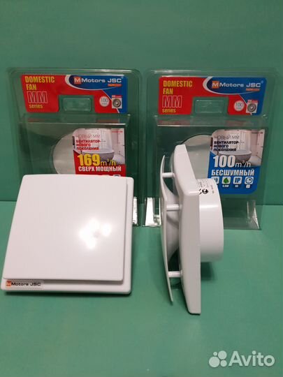 Сверхтонкий бесшумный вытяжной вентилятор Mmotors