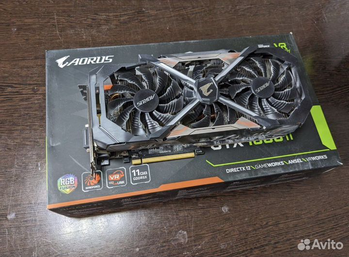 Видеокарта aorus GeForce GTX 1080 Ti 11G