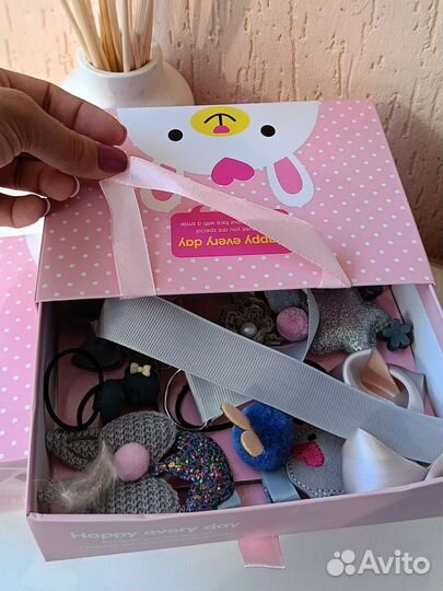 Резинки для волос. В подарочной упаковке