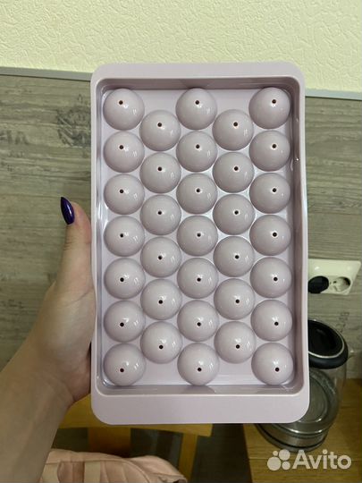 Форма для льда с крышкой шарики / сфера