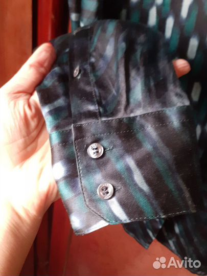 Шелковая блуза Hugo Boss