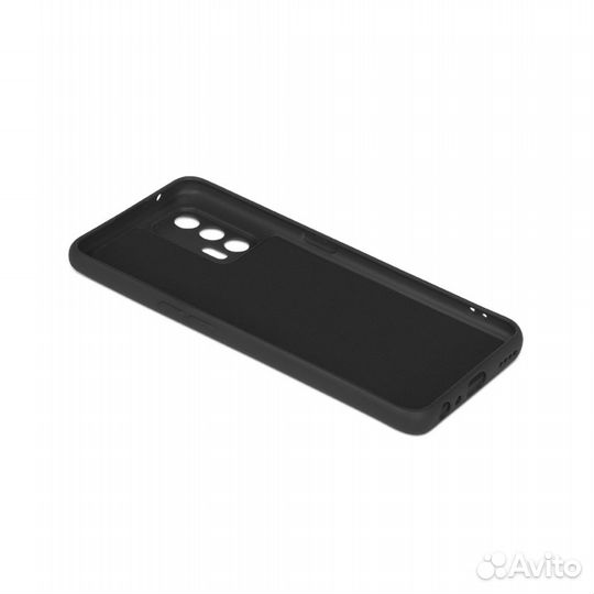 Силиконовый чехол с микрофиброй для Realme GT (5G)