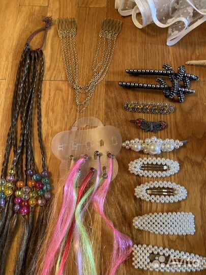 Для девочки резиночки заколки зажимы