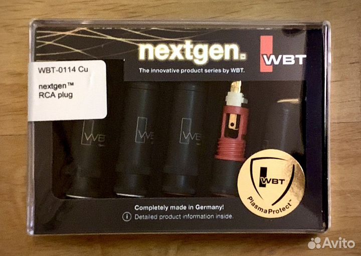 WBT 0114 Cu RCA коннекторы новые оригинал