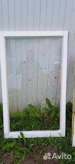 Деревянные окна бу с остеклением