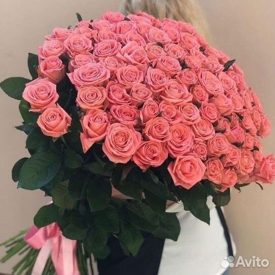 Розы. Букет цветов.51 роза