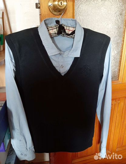 Рубашка с жилетом