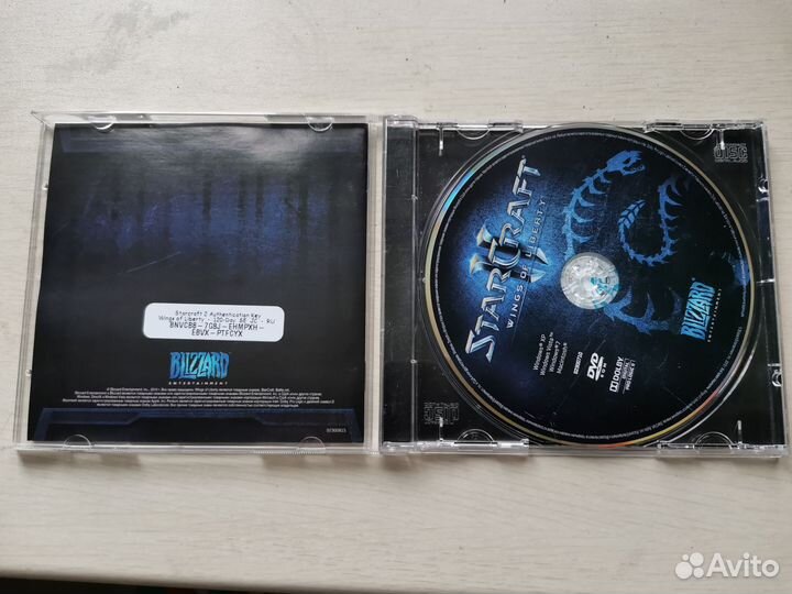 Компьютерная игра Star Craft wings of liberty диск